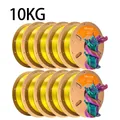 PLA Seidenfilament dreifarbig 1 kg pro Spule – Color Green Purp Yel