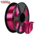 PLA Seidenfilament glänzend 250 g bis 1 kg – Farbe RoseRed-1kg