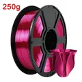 PLA Seidenfilament glänzend 250 g bis 1 kg – Farbe RoseRed-250g