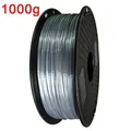PLA Seidenfilament glänzend 250 g bis 1 kg – Farbe Silver-1kg