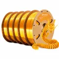 PLA Seidenfilament glänzend 5 kg 5 Spulen – Farbe Gold-5kg