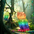 PLA Seidenfilament Regenbogenfarben 250 g 1,75 mm – 2