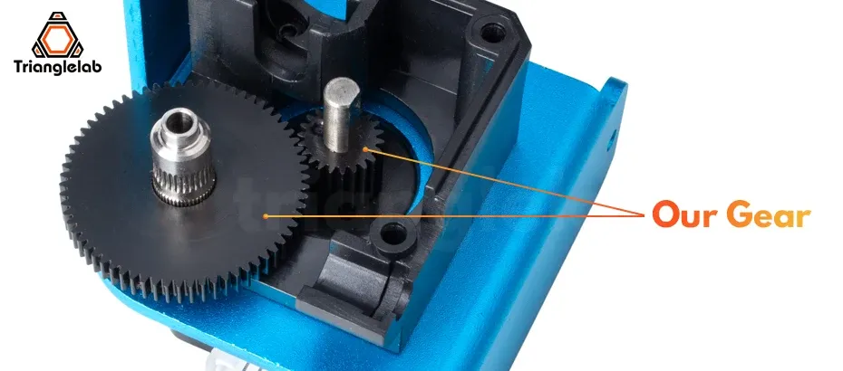 Präzisionsgefräste Titan-Zahnräder für RepRap Titan Extruder