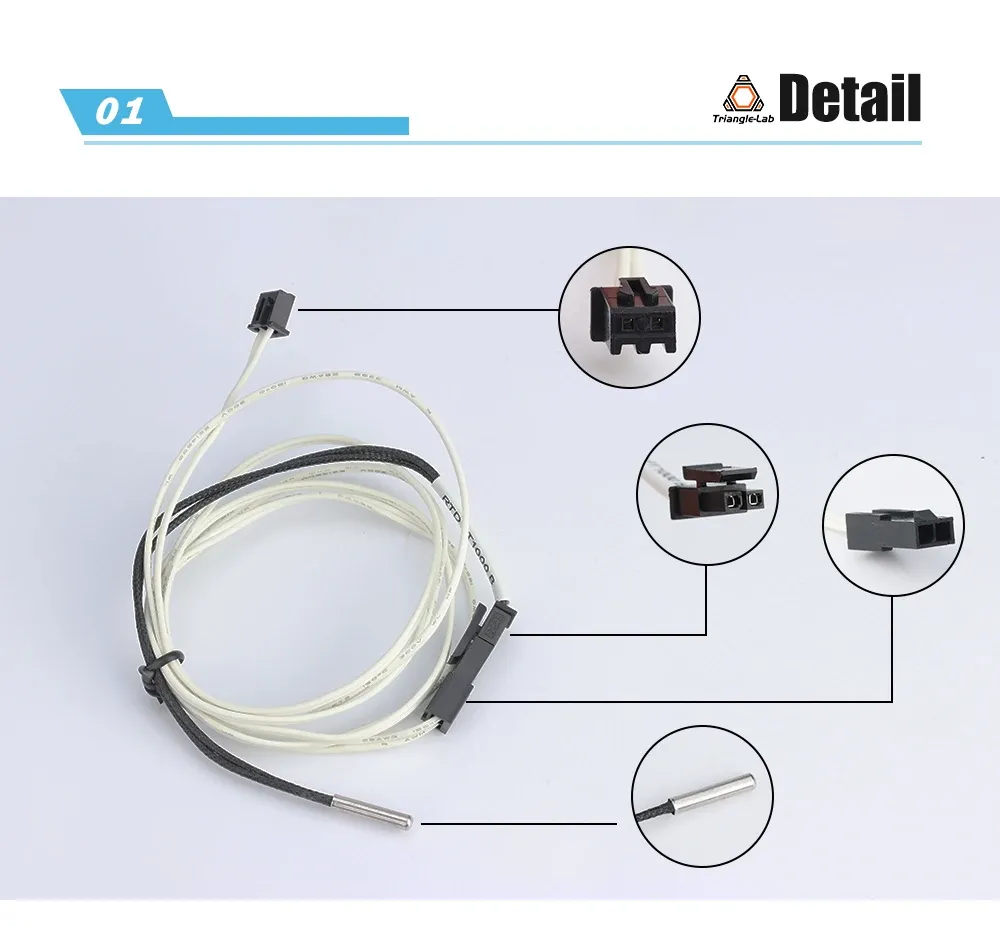 PT1000 Thermistor Kartusche für Volcano V6 Heizblock bis 450°C
