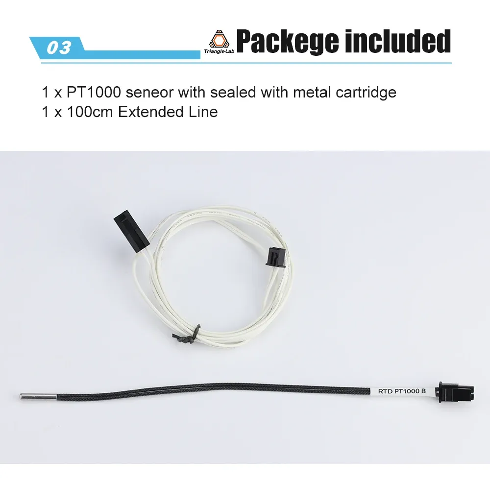 PT1000 Thermistor Kartusche für Volcano V6 Heizblock bis 450°C