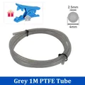 PTFE Rohr 2,5/4mm für Bambu Lab P1S P1P AMS A1 Mini 3D-Drucker – Farbe GY 1M with Cutter
