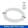 PTFE Rohr 2,5/4mm für Bambu Lab P1S P1P AMS A1 Mini 3D-Drucker – Farbe White 4 meter
