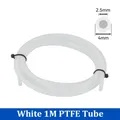 PTFE Rohr 2,5/4mm für Bambu Lab P1S P1P AMS A1 Mini 3D-Drucker – Farbe White 1 meter