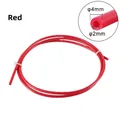 PTFE-Schlauch Bowden 1-4M für V5 V6 1,75mm Filament 3D-Drucker – Farbe 1M Red 2x4mm