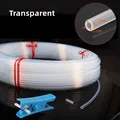 PTFE-Schlauch Bowden 1-4M für V5 V6 1,75mm Filament 3D-Drucker – Farbe 4M Transparent 2x4mm
