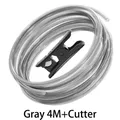 PTFE-Schlauch für 1,75 mm Filament mit Schneider – Farbe Gray 4m cutter