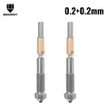 Q2 Düse Bimetall gehärtete Stahldüse für QIDI Q2 Combo – Farbe 2PCS-0.2mm