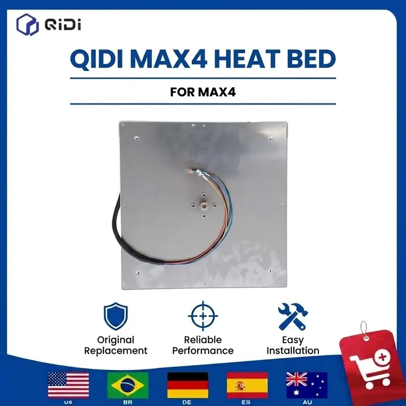 QIDI MAX4 Heizbett Ersatzplatte für 3D-Drucker
