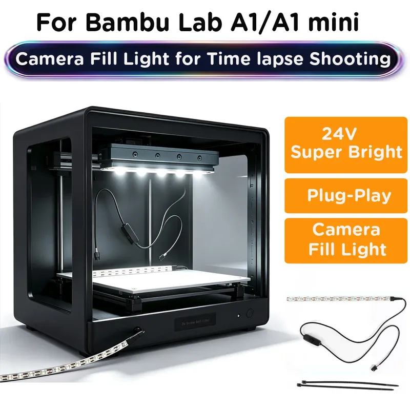 RA95 LED-Lichtleiste 24 V für Bambu Lab A1 A1 Mini