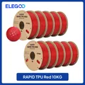 Rapid TPU Filament 1,75 mm 1 bis 10 kg Hochgeschwindigkeits – Farbe Red 10KG