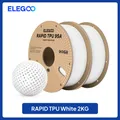 Rapid TPU Filament 1,75 mm 1 bis 10 kg Hochgeschwindigkeits – Farbe White 2KG