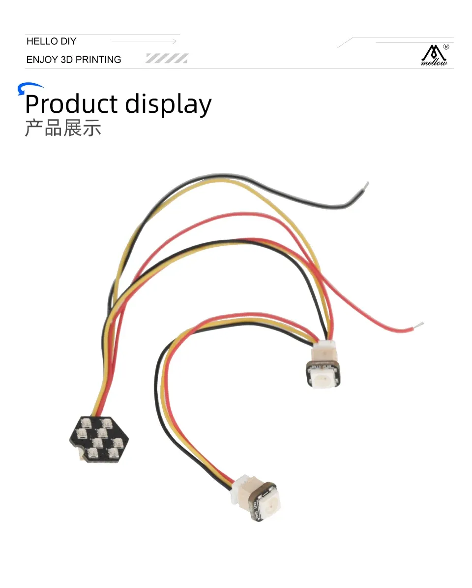 RGBW Mini Button PCB Leds V2 für Voron 2.4 Trident