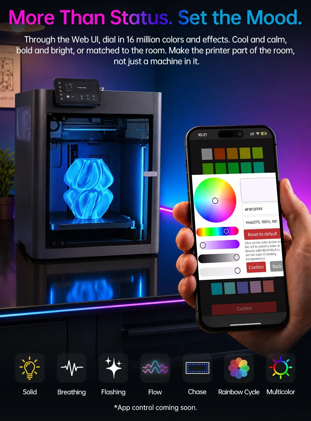 RGBW-Statusleuchte PX2 für Bambu Lab P2S X2D Drucker