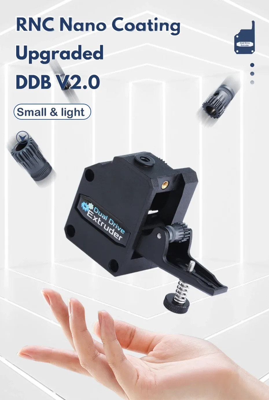 RNC Nano-beschichteter Gear DDB Extruder V2.1 Bowden Extruder