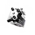 Schnell-Abnehmbares Hotend-Kühler-Set für Kobra S1 – Farbe Original
