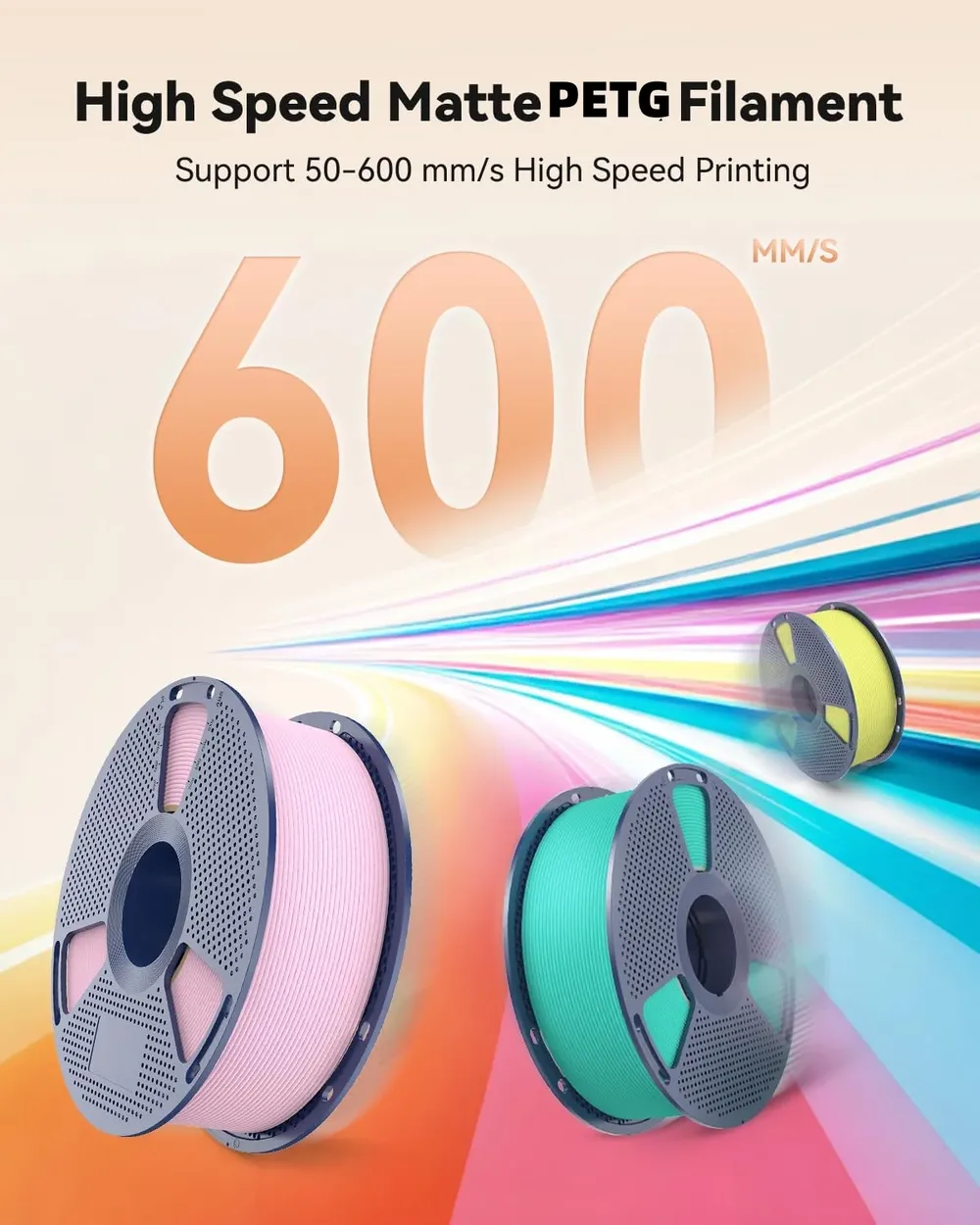 Schnelllauf Matt PETG Filament 1,75 mm Matteffekt 5,5 kg