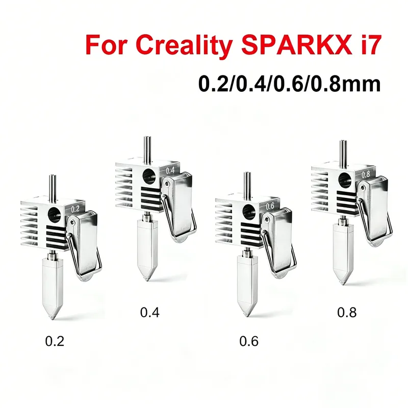 Schnellwechsel-Hotend-Modul für Creality SPARKX I7 mit Düse 0,2 bis 0,8 mm