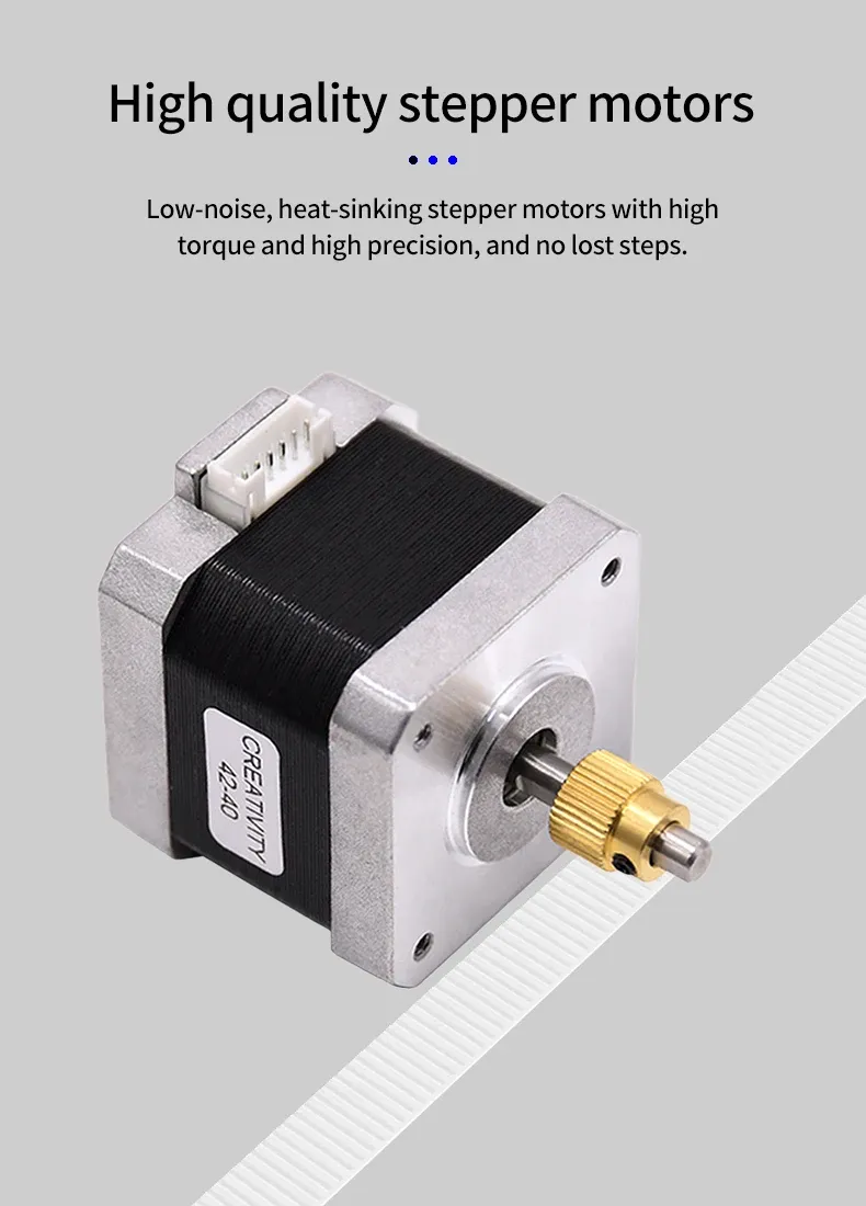 Schrittmotor 42-40 mit Extrudergetriebe für Ender