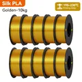 Seiden-PLA Filament 1,75 mm glänzend Mix-Farben 10 kg – Farbe 10kg Silk PLA Golden