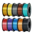 Seiden-PLA Filament 1,75 mm glänzend Mix-Farben 10 kg – Farbe 10kg Silk PLA Mixed