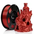 Seiden-PLA Filament 1,75 mm Maßgenauigkeit +/- 0,02 mm – Farbe Silk red