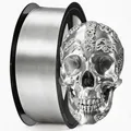 Seiden-PLA Filament 1,75 mm Maßgenauigkeit +/- 0,02 mm – Farbe Silk silver
