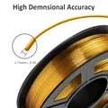 Seiden-PLA Filament 1,75 mm Maßgenauigkeit +/- 0,03 mm 250 g – 5