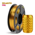 Seiden-PLA Filament 1,75 mm Maßgenauigkeit +/- 0,03 mm 250 g – Farbe Gold 250g