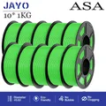 Set 10 Rollen Filament ASA 1,75 mm blasenfrei glatt – Farbe ASA 10GN