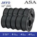 Set 10 Rollen Filament ASA 1,75 mm blasenfrei glatt – Farbe ASA 10GY