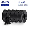 Set 5 Rollen Filament PLA PETG ABS ASA TPU – Farbe ABS 5BLACK