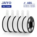 Set 5 Rollen Filament PLA PETG ABS ASA TPU – Farbe ABS 5WHITE