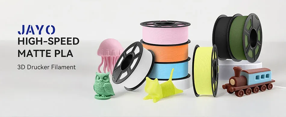 Set 5 Rollen Filament PLA PETG ABS ASA TPU