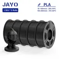 Set 5 Rollen Filament PLA PETG ABS ASA TPU – Farbe PLA 5BLACK