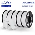 Set 5 Rollen Filament PLA PETG ABS ASA TPU – Farbe PLA MATTE 5WHITE