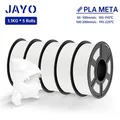 Set 5 Rollen Filament PLA PETG ABS ASA TPU – Farbe PLA META 5WHITE