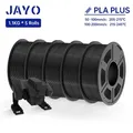 Set 5 Rollen Filament PLA PETG ABS ASA TPU – Farbe PLA PLUS 5BLACK