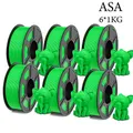Set 6 Rollen Filament ASA 1,75 mm blasenfrei – Farbe ASA 6GN