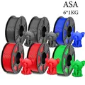 Set 6 Rollen Filament ASA 1,75 mm blasenfrei – Farbe ASA 6MIX01