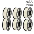 Set 6 Rollen Filament ASA 1,75 mm blasenfrei – Farbe ASA 6WT