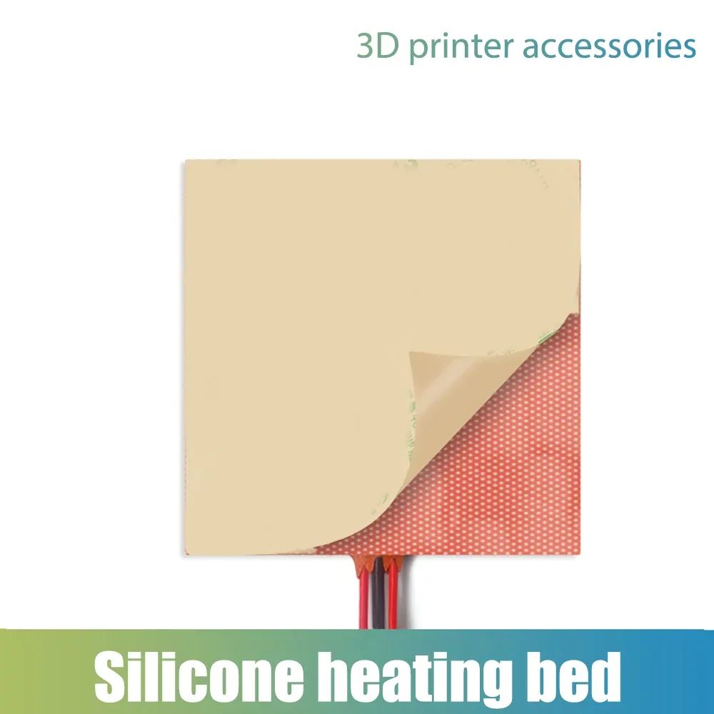 Silikon Heizkissen 24V 60W mit Thermistor für Voron