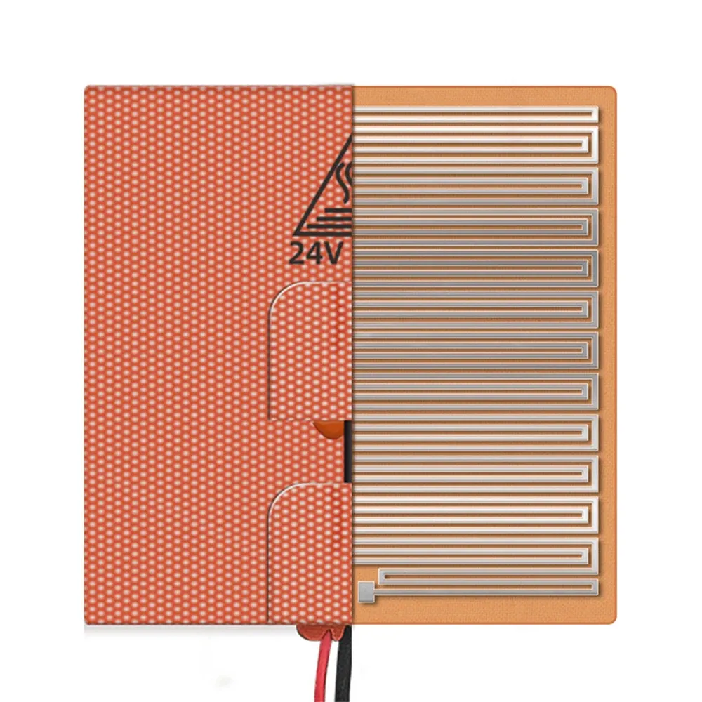Silikon Heizkissen 24V 60W mit Thermistor für Voron