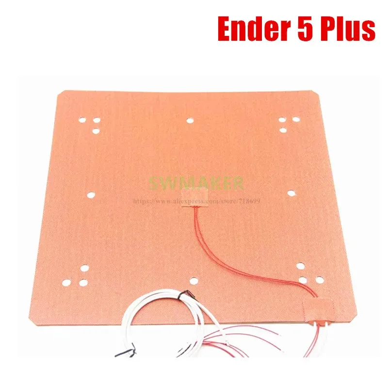 Silikon Heizung 370x375mm für Ender 5 plus Bauplatte