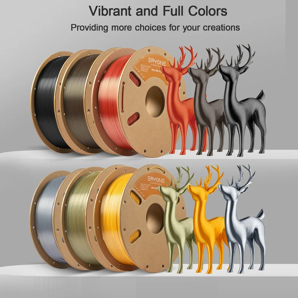 Silk PLA Filament 1,75 mm hohe Qualität 5 kg