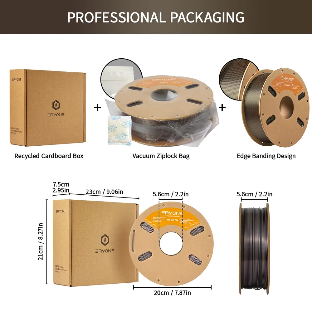 Silk PLA Filament 1,75 mm hohe Qualität 5 kg
